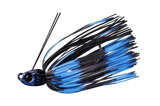 JACKALL Bee Crawl Swimmer 1/4oz Black/Blue Stripe