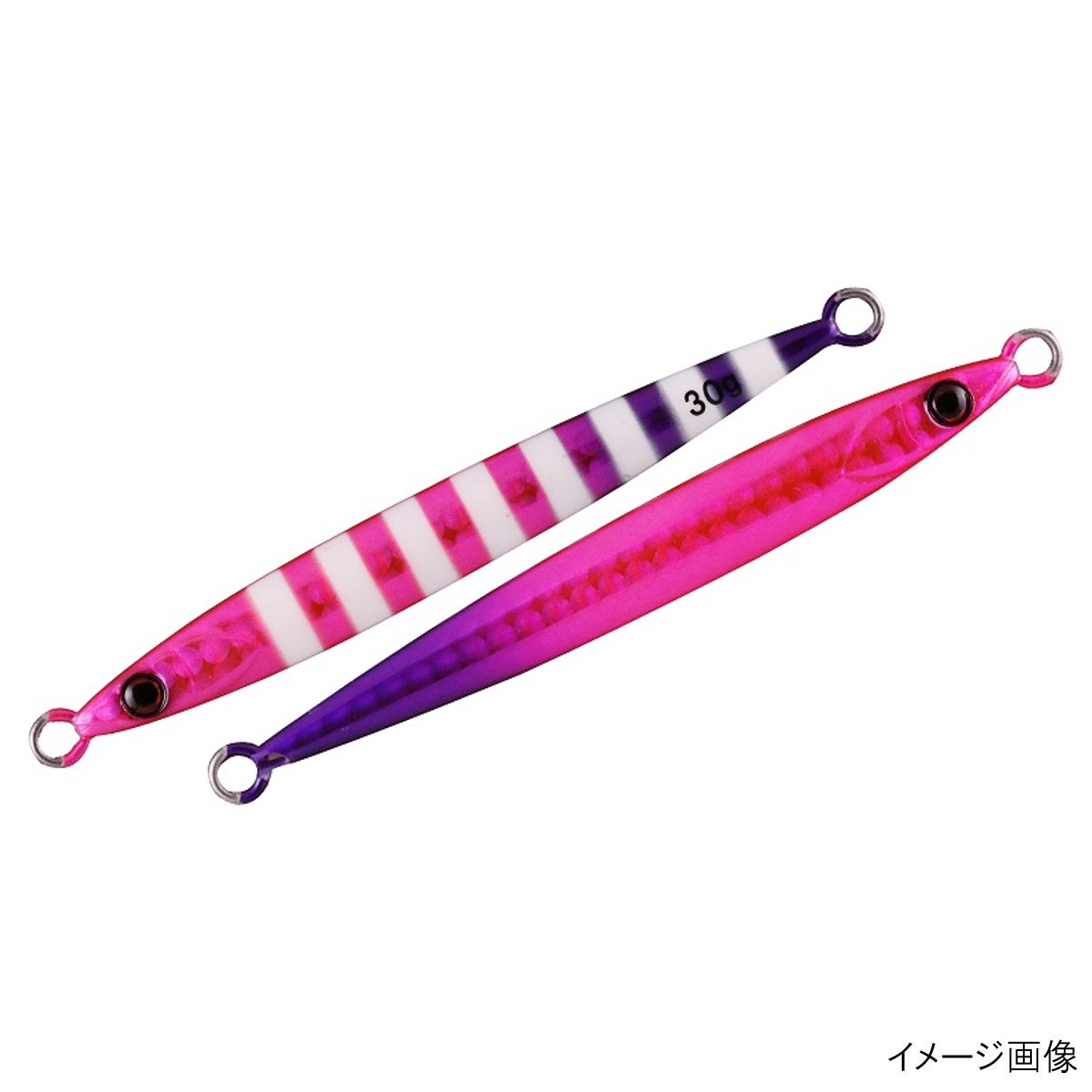 JACKALL Big Backer Jig Slide Stick 30g Glow Pink & Purple/Lens Hollow