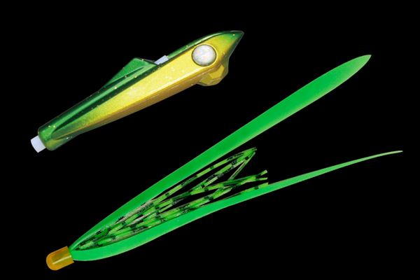 JACKALL Binbin Rocket 20g Lame Gurikin/Fluorescent Green T+