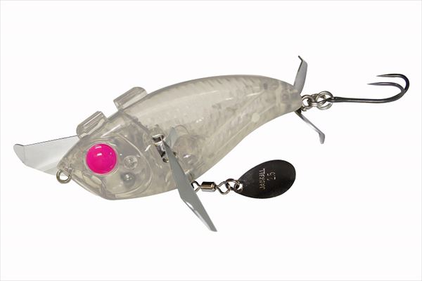 JACKALL Bakuon Pompadour Catfish Custom YB Secret Clear