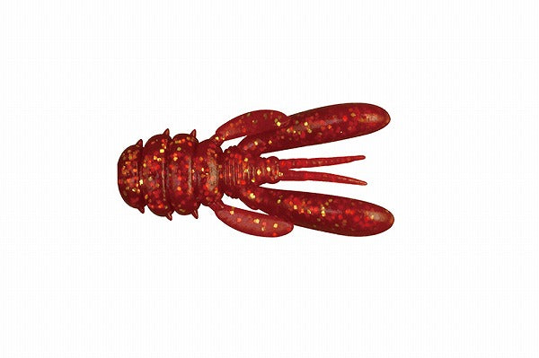 JACKALL GOOD MEAL CLAW 1.5 INCH RED GOLD FLAKE