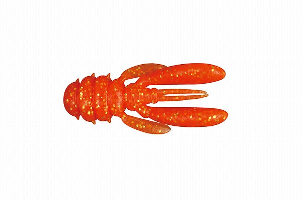 JACKALL GOOD MEAL CLAW 1.5 inch orange gold flake