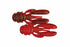 JACKALL Good Meal Claw 1.5 inch Red Crab