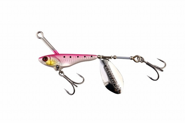 JACKALL Big Backer Spin 20g Pink Back/Slim Border Holo