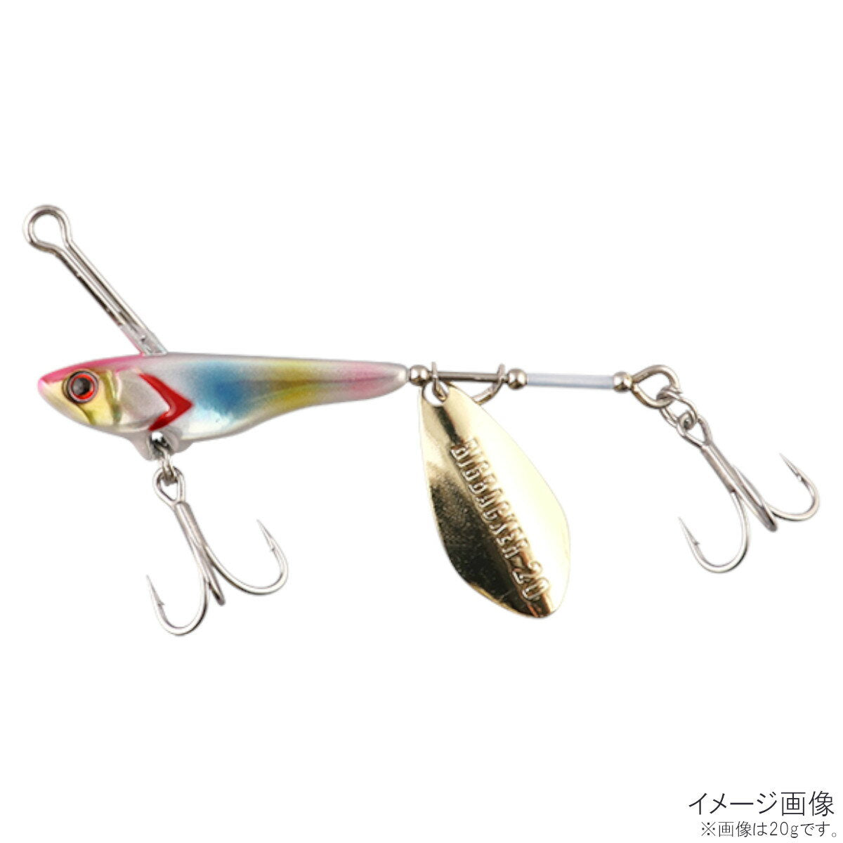 JACKALL Big Backerspin 30g Cotton Candy/Laser Holo