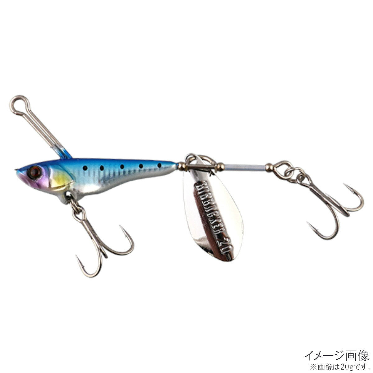 JACKALL Big Backer Spin 30g Sardine/Slim Border Holo