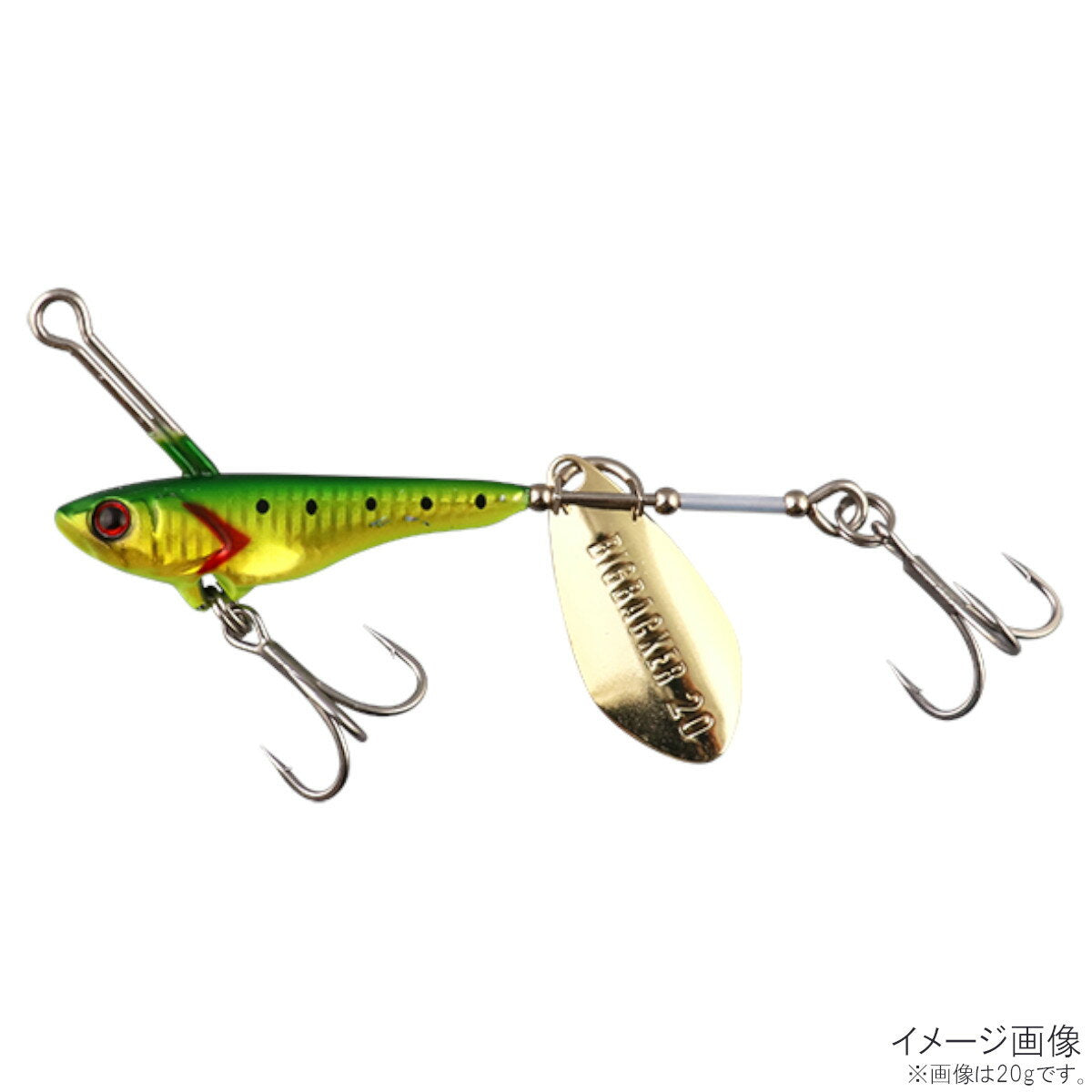 JACKALL Big Backer Spin 30g Bay Green
