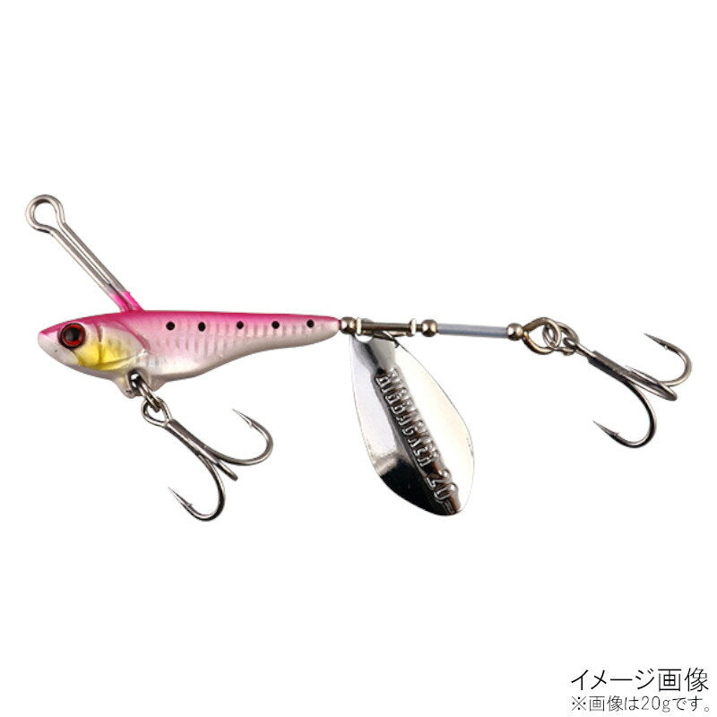 JACKALL Big Backer Spin 40g Pink Back/Slim Border Holo