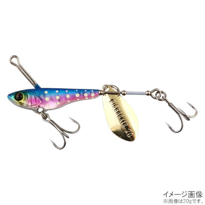 JACKALL Big Backer Spin 40g Blue Pink/Glow Dot