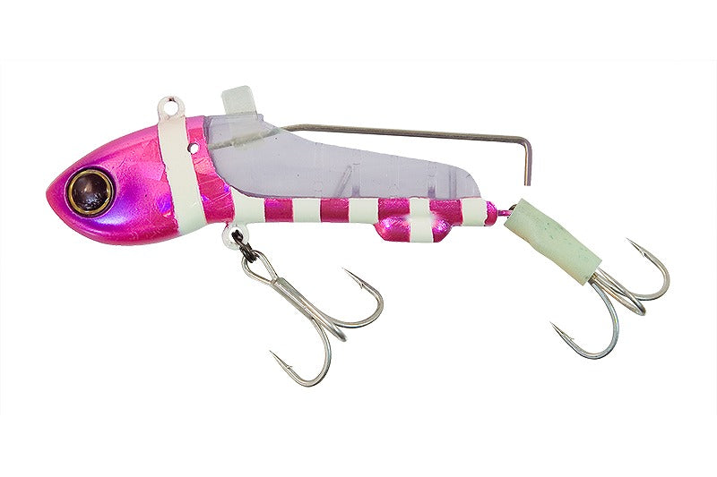 Jackall Land Anchovy Hybrid 15g Pink/Glow Stripe