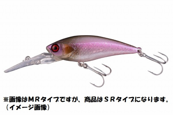 JACKALL D-Bill Shad 55SR Ghost Pink Smelt