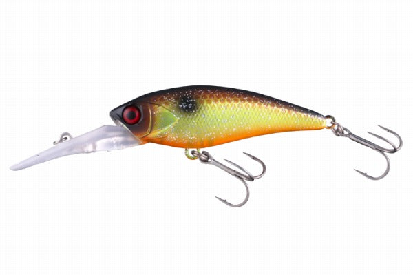 JACKALL Deevil Shad 55MR Muddy Chartreuse