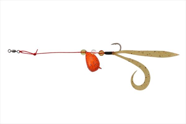 Jackall Egg Shot Curly No. 5 Orange Blue Flake