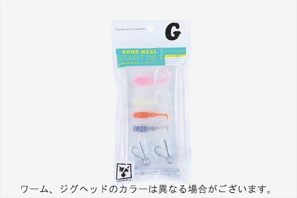 JACKALL Good Meal Starter Set Grub & Shad Set C