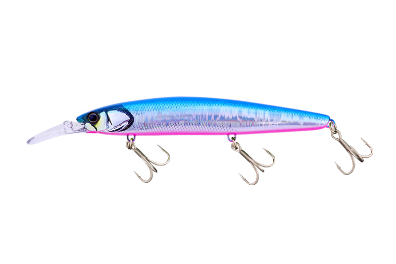 JACKALL Big Backer Bay Minnow 128S-LB Blue Pink