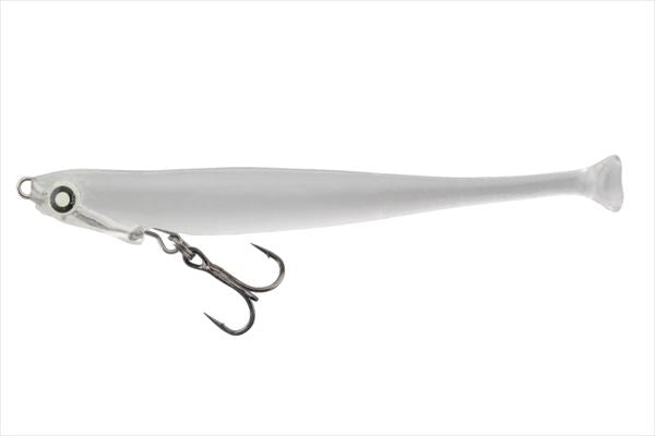 JACKALL Worm Jelly Sardine 80 Slim Ridge Oboro Glow Clear