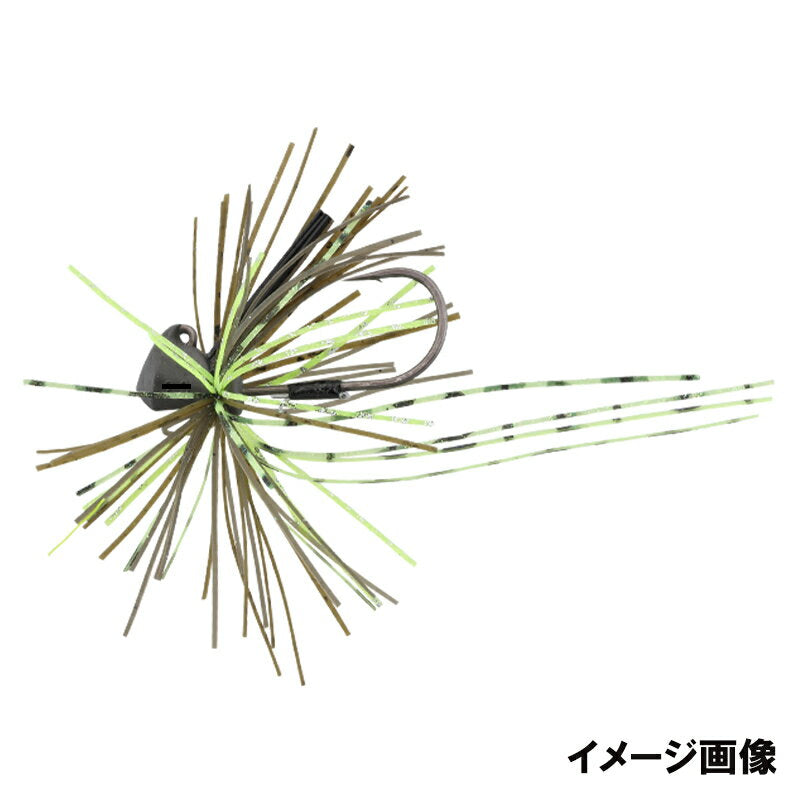 JACKALL Rubber Jig Beak 4.3g Green Pan/Chart