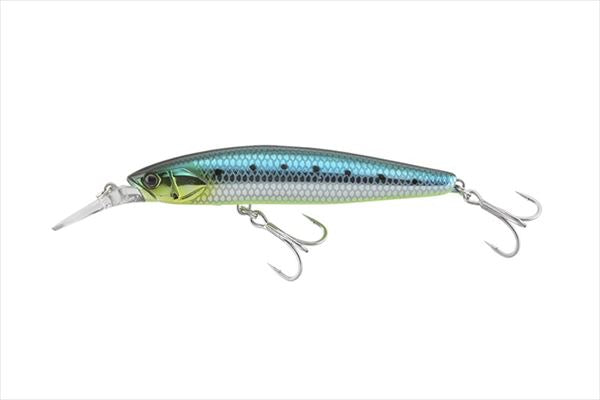 JACKALL Sea Bass Lure Big Backer Bay Minnow 98S-LB Scaled Holo Chart Belly Sardine