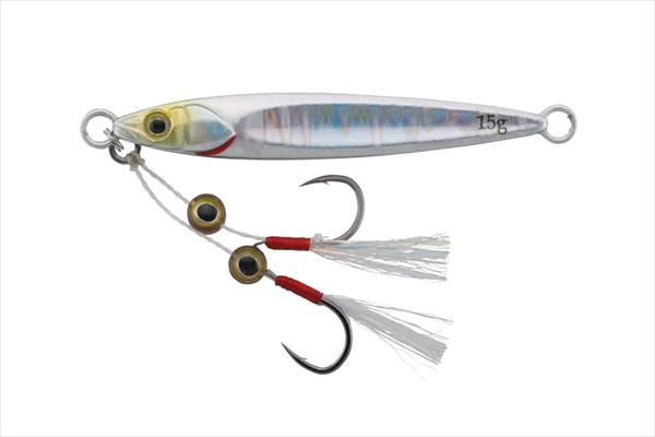 JACKALL Metal Jig Big Backer Phyto Jig 5g Shirasu Silver/Magma Wave Holo