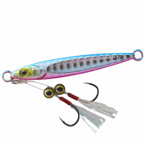 JACKALL Metal Jig Big Backer Phyto Jig 15g Shirasu Silver/Magma Wave Holo