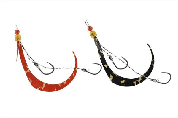 JACKALL Tairaba Tairaba Binbin Switch Spare Rubber Hook Set Step #10/#9 (2 Sets) Orange & Black/Gold Set