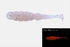 JACKALL Worm Goodmeal Shad 1.5 inch Semi-raw Red Glow Krill