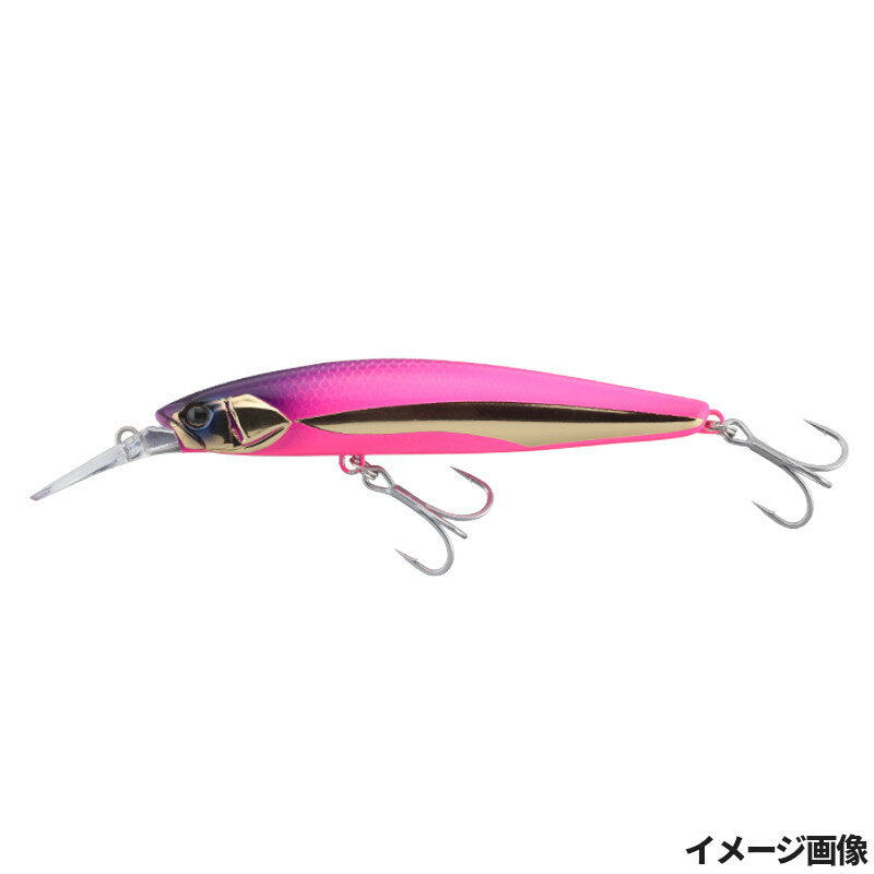 JACKALL Seabass Lure Big Backer Wangan Minnow 128S-LB Super Sagoshi Pink Spark
