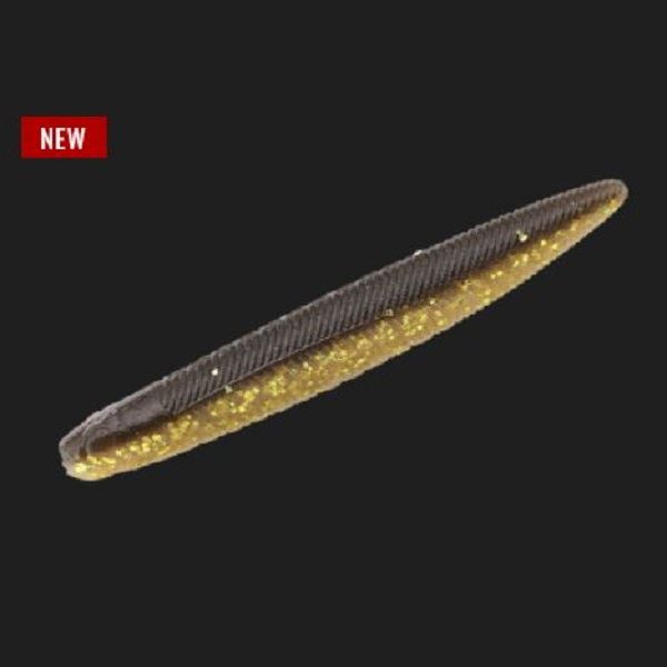 JACKALL Worm Yummy Fish 3 inch Marmokin Black