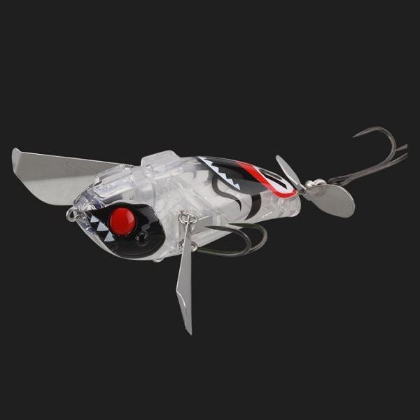 JACKALL Bass Lure Pompadour Jr. Catfish Custom Clear Nervous