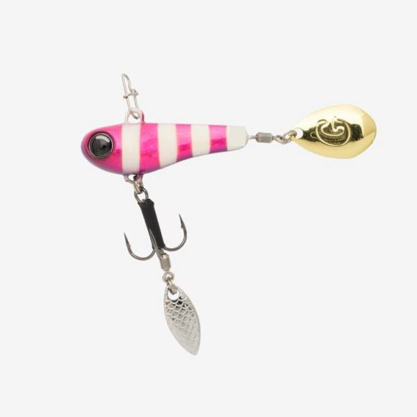 Jackall Good Meal Spin Blade Plus 5g Ultra Pink/Glow Stripe