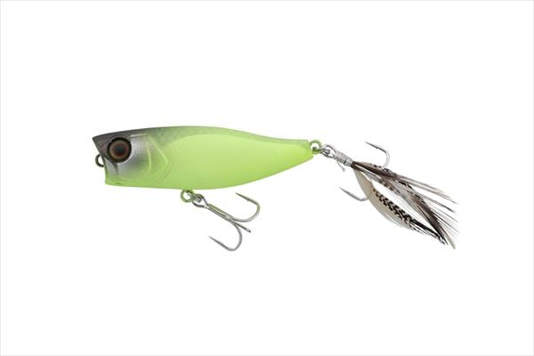 JACKALL Bass Lure Chubby Popper 42 Matte Lemon