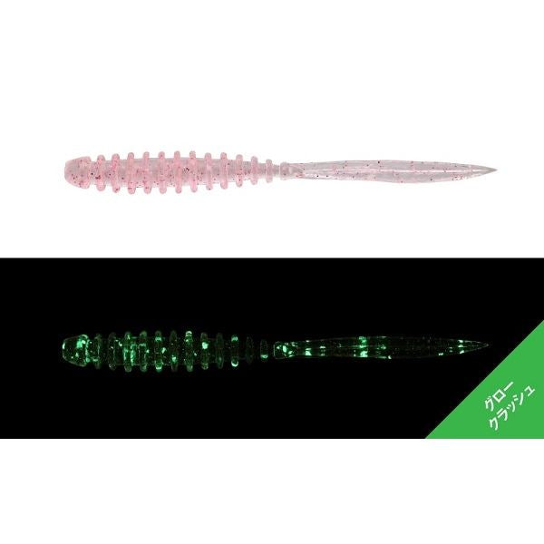 JACKALL Worm Pekeling 2.0 inch Peach Sour