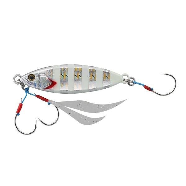 JACKALL Metal Jig Flag Trap Leaf 40g Glow Stripe/Border Holo