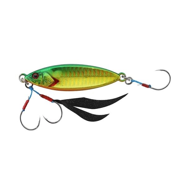 JACKALL Metal Jig Flag Trap Leaf 40g Gurikin/Border Holo