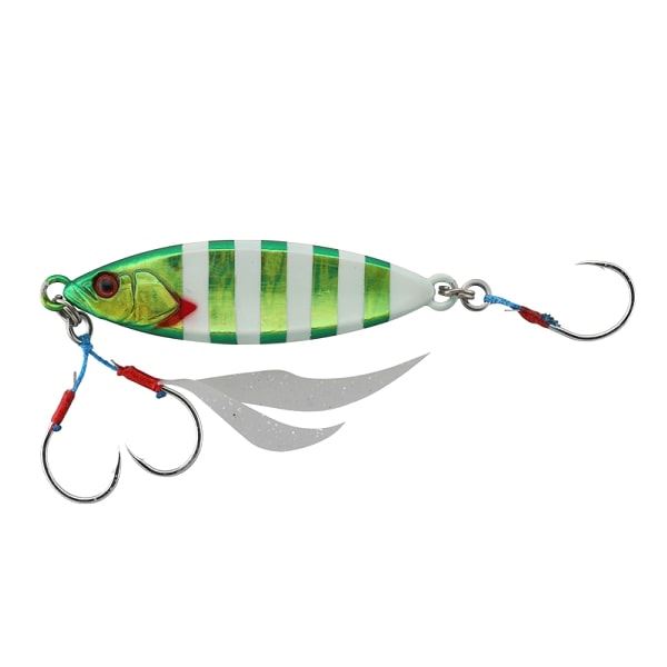 JACKALL Metal Jig Flag Trap Reef 40g Glicking Glow Stripe/Magma Wave Holo