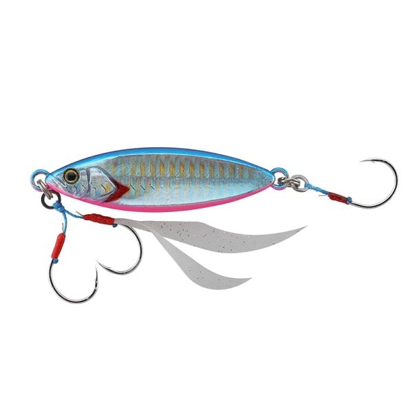 JACKALL Metal Jig Flag Trap Reef 60g Blue Pink/Border Holo