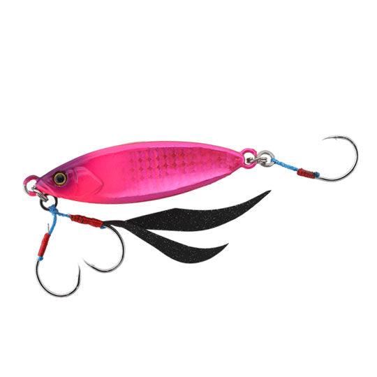 JACKALL Metal Jig Flag Trap Reef 80g Akakin/Magma Wave Holo