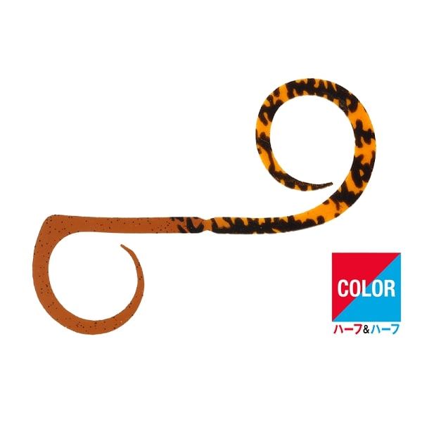 JACKALL Tairaba Tairaba Binbin Switch T+Tie Dual Curly H&H Striped Orange/Cola