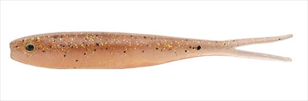 JACKALL Worm Peaceton Fly 2.8 inch Round Grouper Clear Smelt