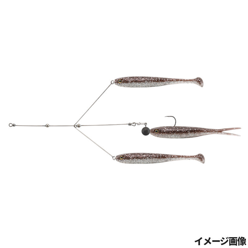 JACKALL Spinnerbait Buzzbait Piston 100 1.8g Maruhata Delicious Silver