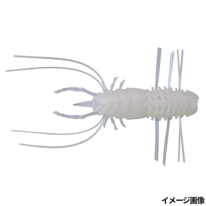 JACKALL Worm Wamwam Flare 60 Light Pearl SP