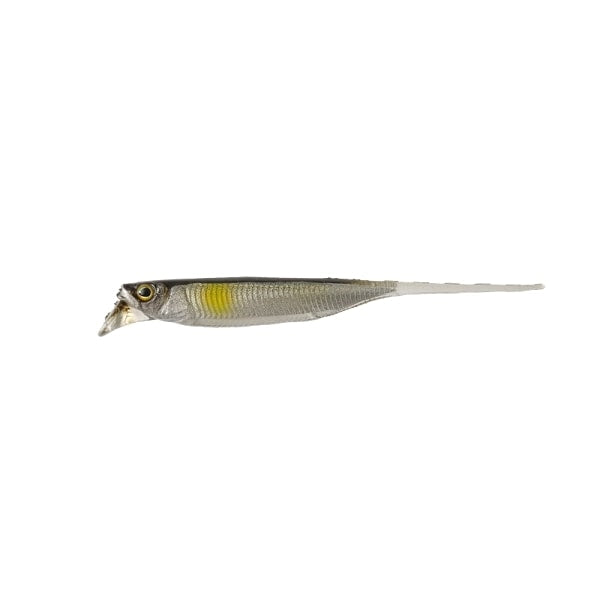 JACKALL Worm Drift Fly 3.0 inch Elastomer Silver Powder Ayu