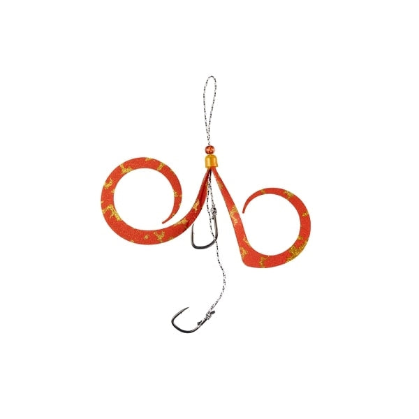 JACKALL Tairaba Lead-type Binbin Switch Spare Rubber Hook Set Orange Gold