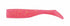 Duo Worm Beach Walker Howl Shad 4 inch Bubble Gum Pink G