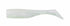 Duo Worm Beach Walker Howl Shad 4 inch Pearl White S