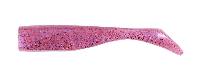 DUO Worm BW Beach Walker Howl Shad 5 inch Pink Glow R
