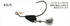 DUO Realis Spin Hook 3.5g #3/0 Matte Black