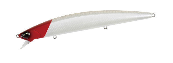 DUO Seabass Lure Tide Minnow Splat 140SF Pearl Red Head ACC0001