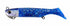 DUO Worm Beach Walker Haul Set 14g 3 inch Blue Back/Clear Blue S