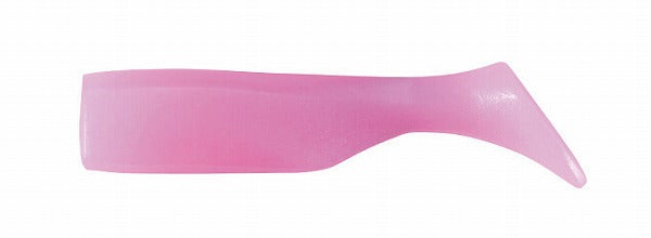 DUO Worm Beach Walker Howl Shad 3 inch Pink Glow